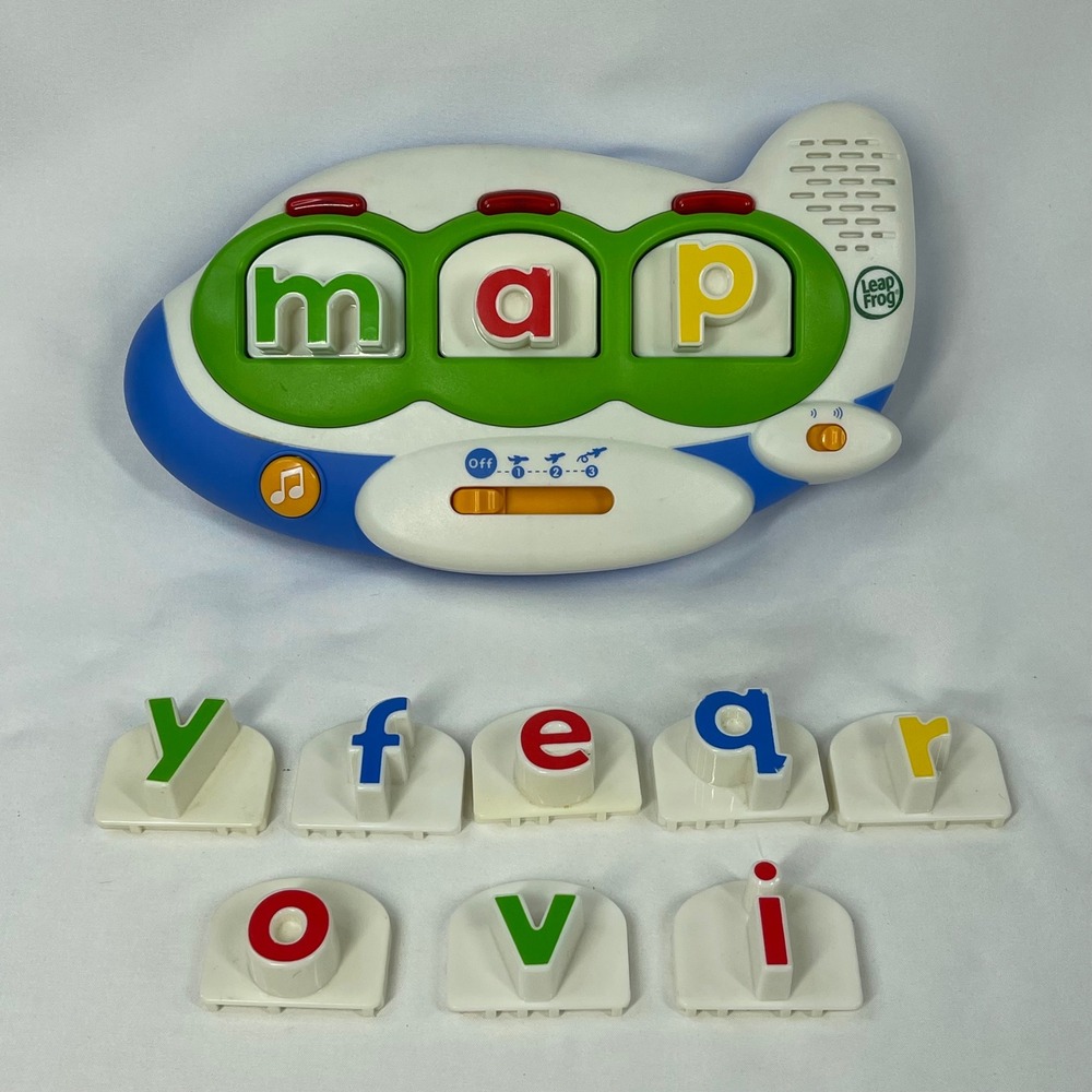 LeapFrog Fridge Phonics Airplane Jet Plane Learning Toy Incomplete Alphabet